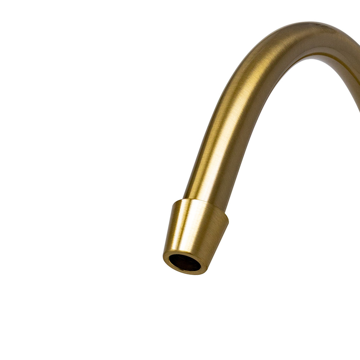 Metpure vase style non-air gap reverse osmosis faucet in brushed gold