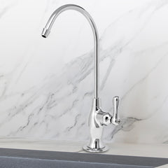 Metpure vase style non-air gap reverse osmosis faucet in chrome