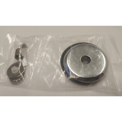 Chrome escutcheon plate and mounting hardware pack for Metpure FA-05 RO faucet