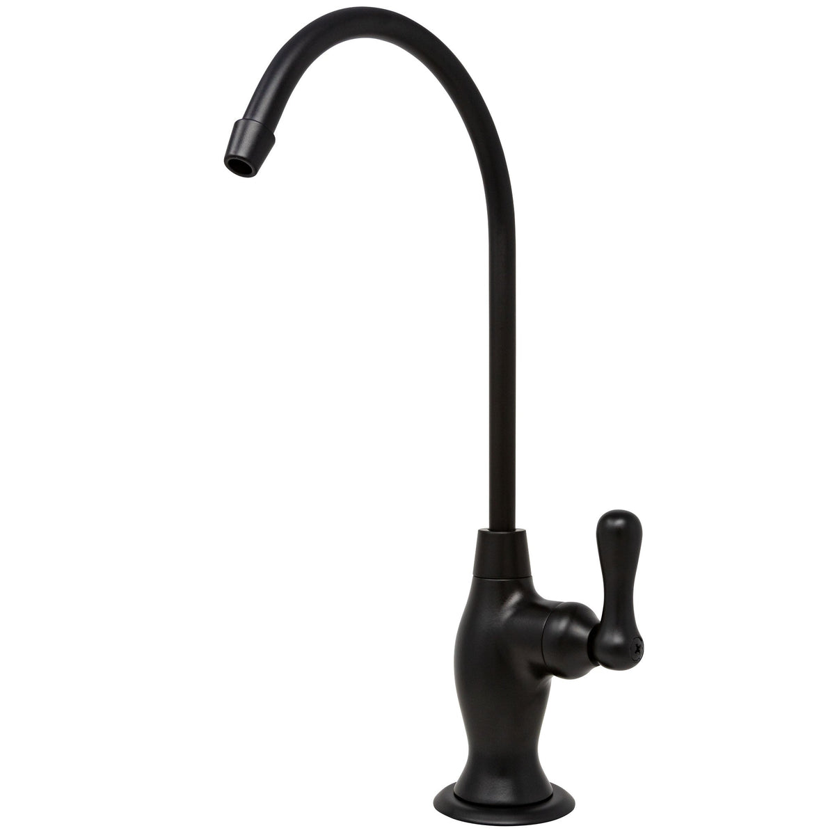 Metpure vase style non-air gap reverse osmosis faucet in matte black