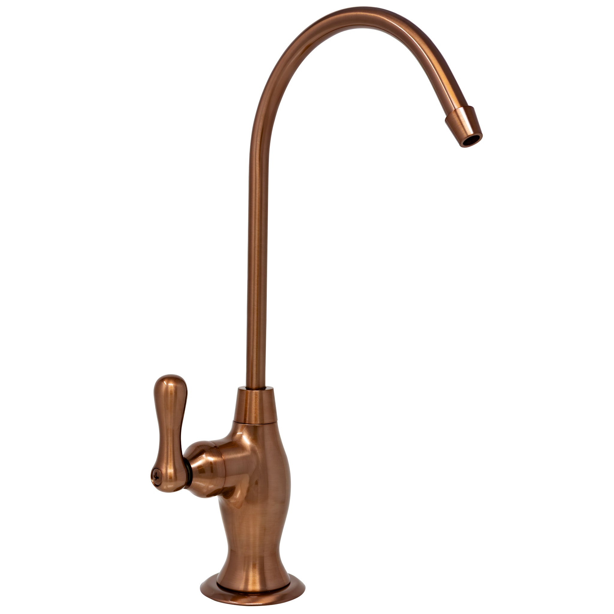 Water Filtration Faucet Vase Style Rose Gold Reverse Osmosis Non Air Gap. Certified by NSF.