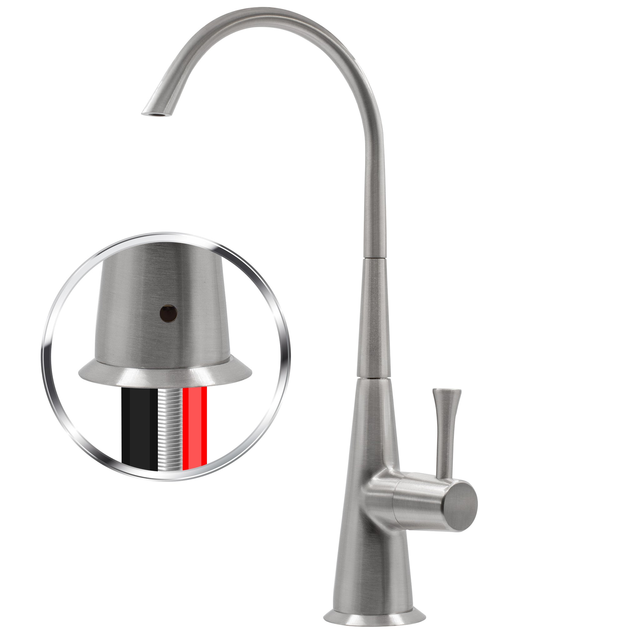 Anaqua Airgap Water Filtration RO Faucet Contemporary Style. Certified by NSF.