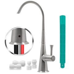 Metpure Anaqua air gap 3-port brass reverse osmosis faucet
