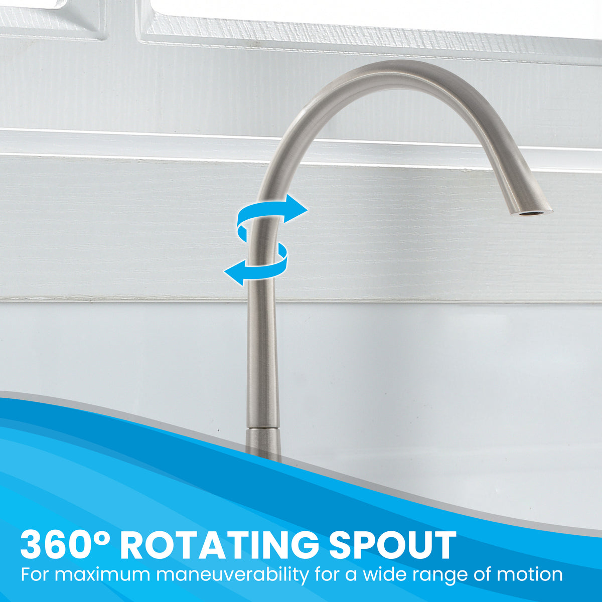 Metpure Anaqua contemporary style reverse osmosis faucet