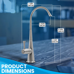 Metpure Anaqua contemporary style reverse osmosis faucet