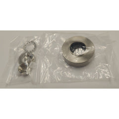 Brushed Nickel escutcheon plate and mounting hardware pack for Metpure FA-08/FA-09 RO faucet