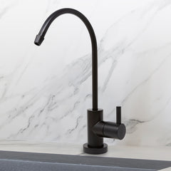 Metpure euro style non-air gap reverse osmosis faucet in matte black