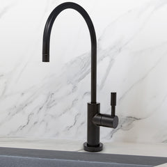 Metpure large euro style non-air gap reverse osmosis faucet in matte black