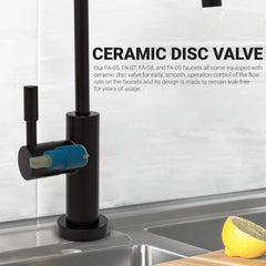Metpure Large Euro Style Non-Air Gap RO Faucet Kit with Wrench & 1/4 inch + 3/8 inch OD Adapters, NSF - view 37