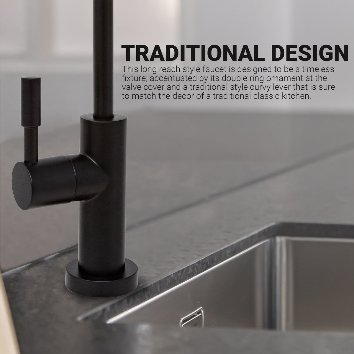 Metpure Large Euro Style Non-Air Gap RO Faucet Kit with Wrench & 1/4 inch + 3/8 inch OD Adapters, NSF - view 39