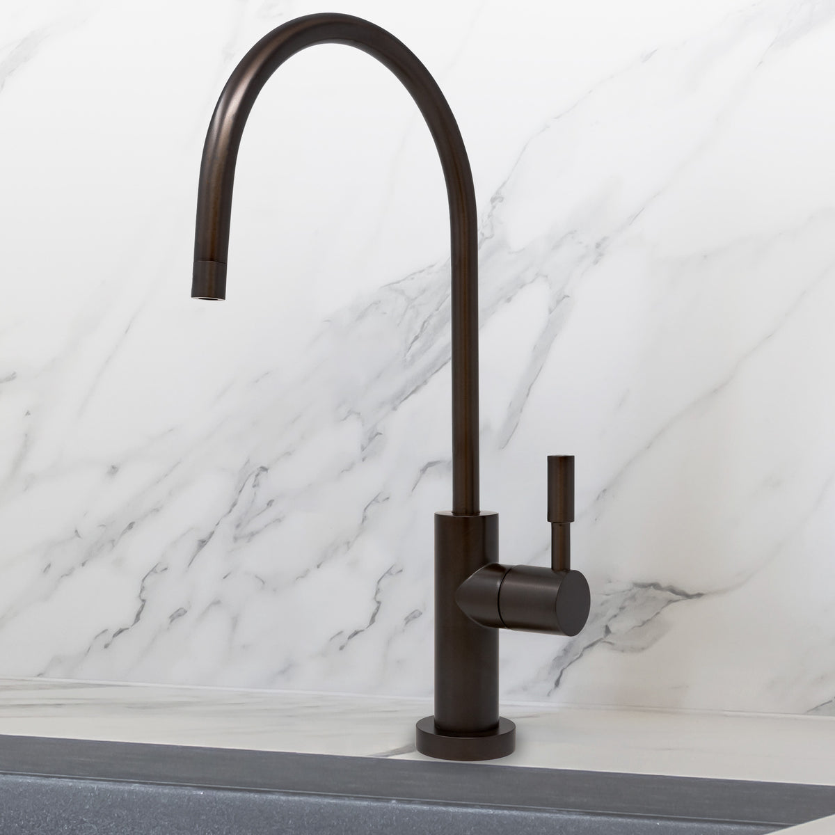 Metpure large euro style non-air gap reverse osmosis faucet with faucet wrench