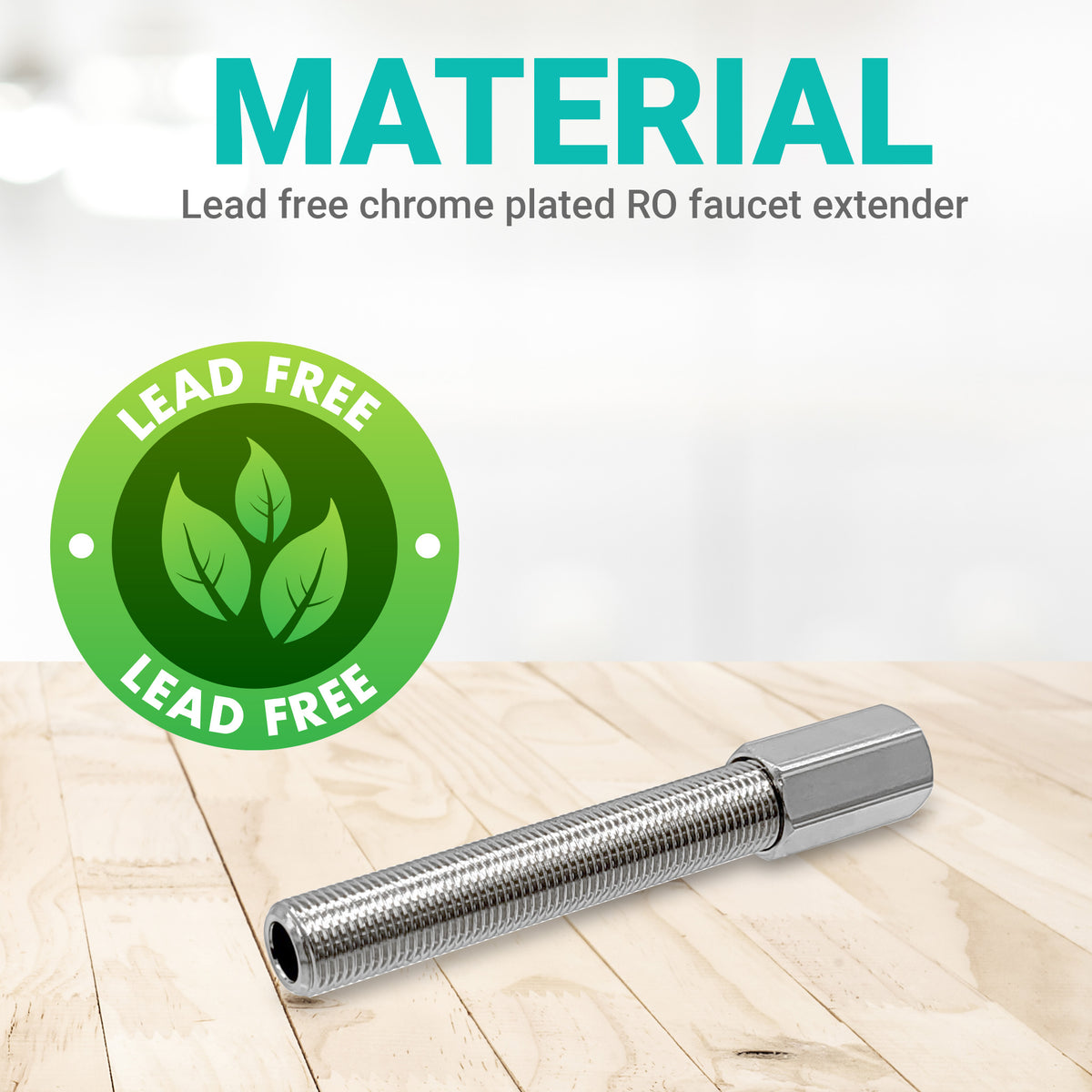 RO Faucet Universal 3 inch Extender for 7/16 inch Shank - view 11
