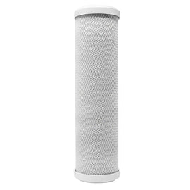 Metpure 10” x 2.5” Carbon Block Water Filter Cartridge Replacement - 5 Micron Coconut Shell Carbon Block CTO 10-inch. Universal, Compatible with Dupont, Hydronix, Whirlpool, and more.