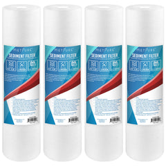 Metpure 20 x 4.5 inch 5 micron polypropylene sediment water filter cartridge