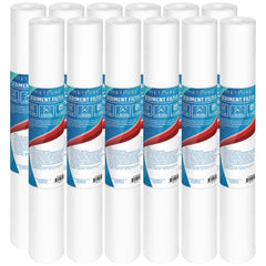 Metpure 20 x 2.5 inch 5 micron polypropylene sediment water filter cartridge