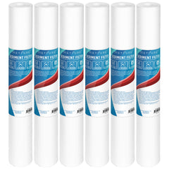 Metpure 20 x 2.5 inch 5 micron polypropylene sediment water filter cartridge