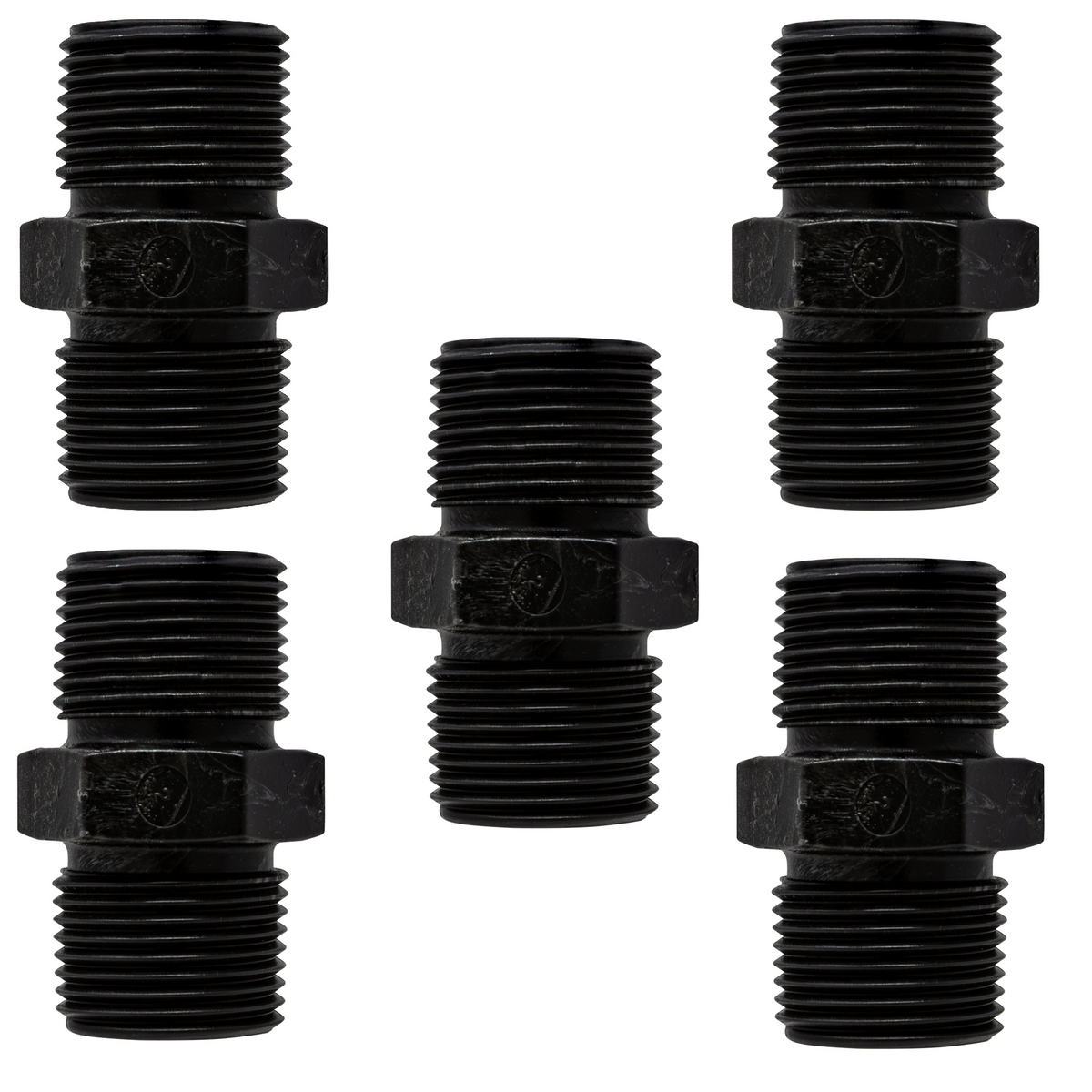 1 inch NPT nylon plastic nipple - view 4