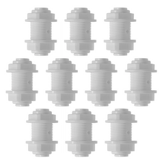 1/4 inch OD x 1/4 inch OD quick connect bulkhead union, NSF - view 5