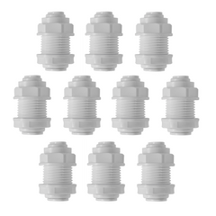 1/4 inch OD x 3/8 inch OD quick connect bulkhead union, NSF - view 5
