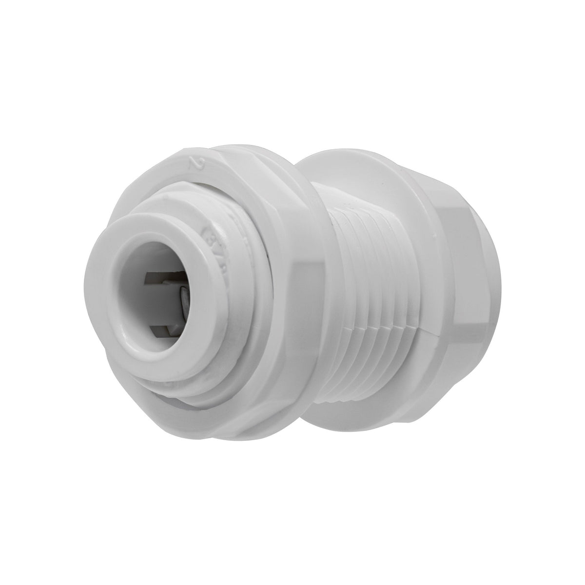 1/4 inch OD x 3/8 inch OD quick connect bulkhead union, NSF - view 3