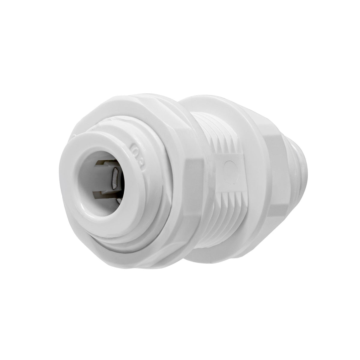 3/8 inch OD x 3/8 inch OD quick connect bulkhead union, NSF - view 2
