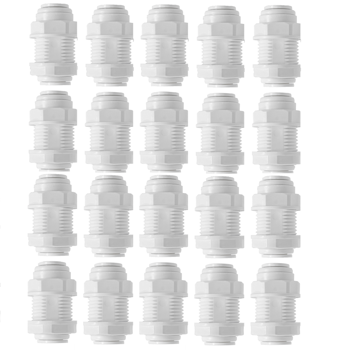 3/8 inch OD x 3/8 inch OD quick connect bulkhead union, NSF - view 6
