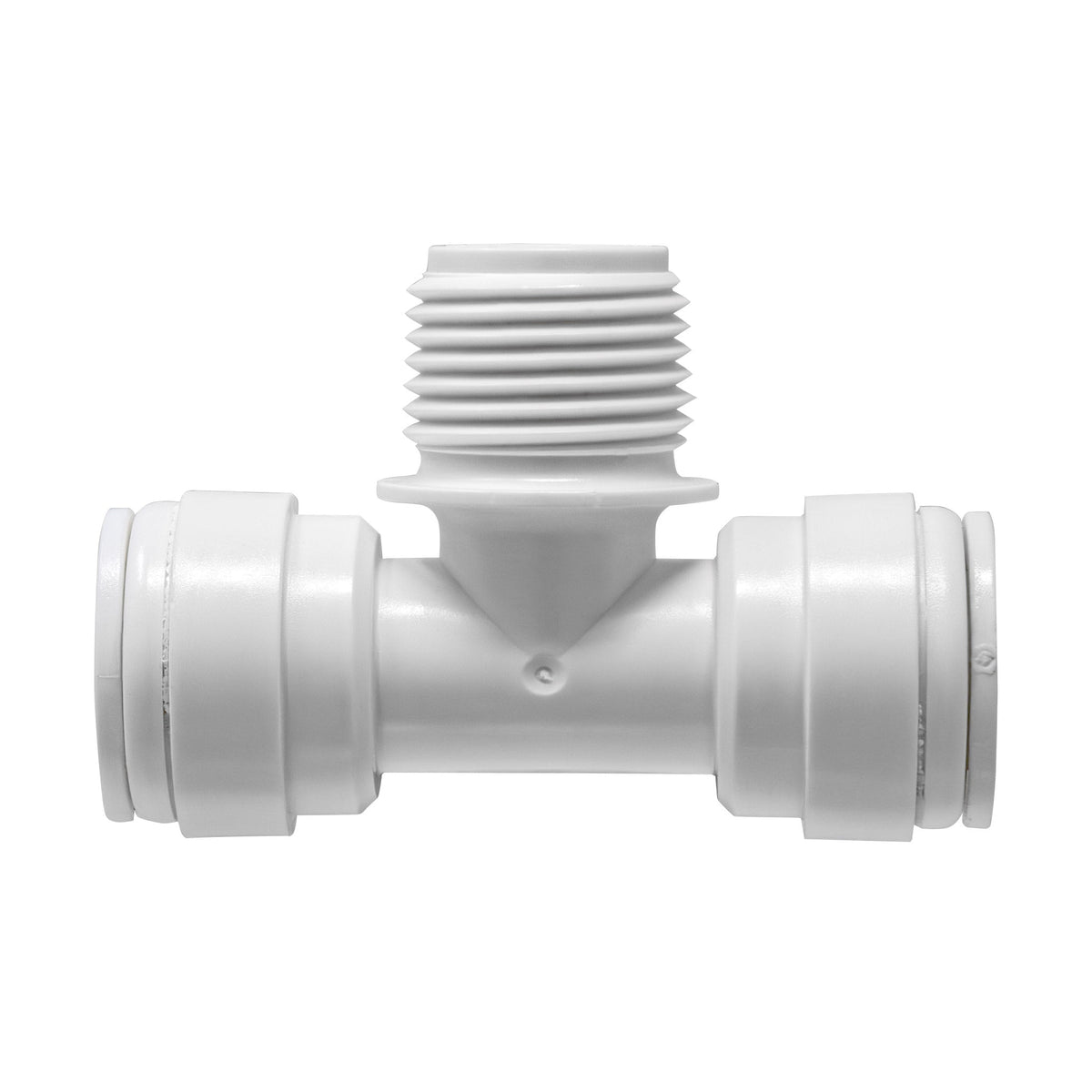 3/8 inch OD x 3/8 inch OD quick connect x 3/8 inch male thread branch tee, NSF - view 2