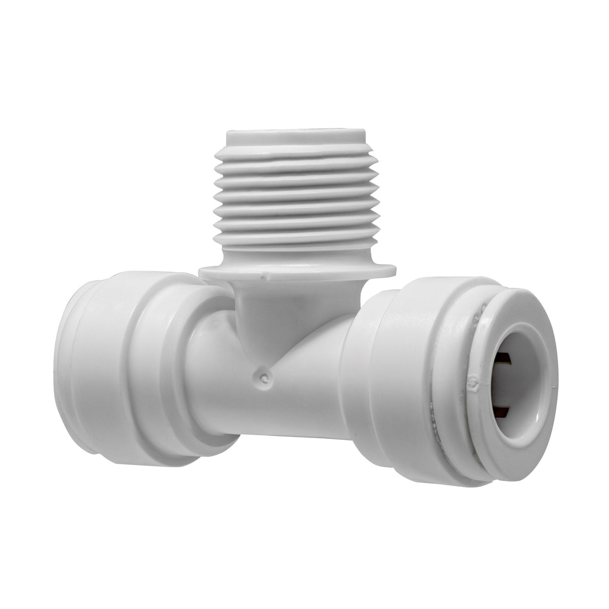 3/8 inch OD x 3/8 inch OD quick connect x 3/8 inch male thread branch tee, NSF - view 4