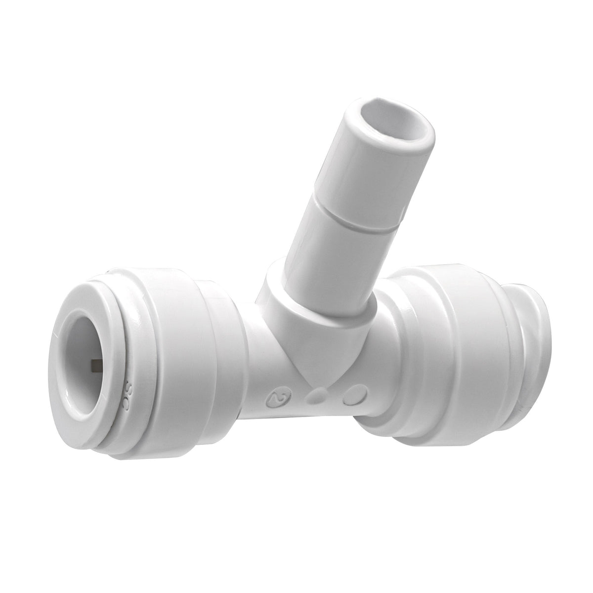 3/8 inch OD quick connect x 3/8 inch stem branch tee, NSF - view 3