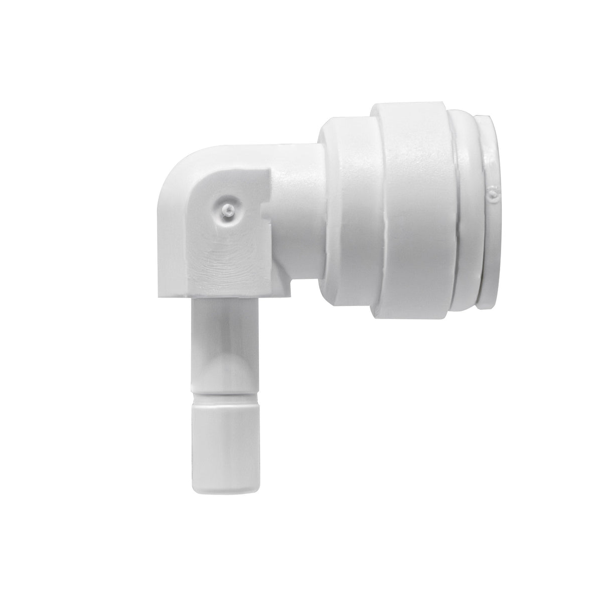 3/8" OD Quick Connect x 1/4" Stem Elbow for RO & Water Filtration (1 or 10 Pack)