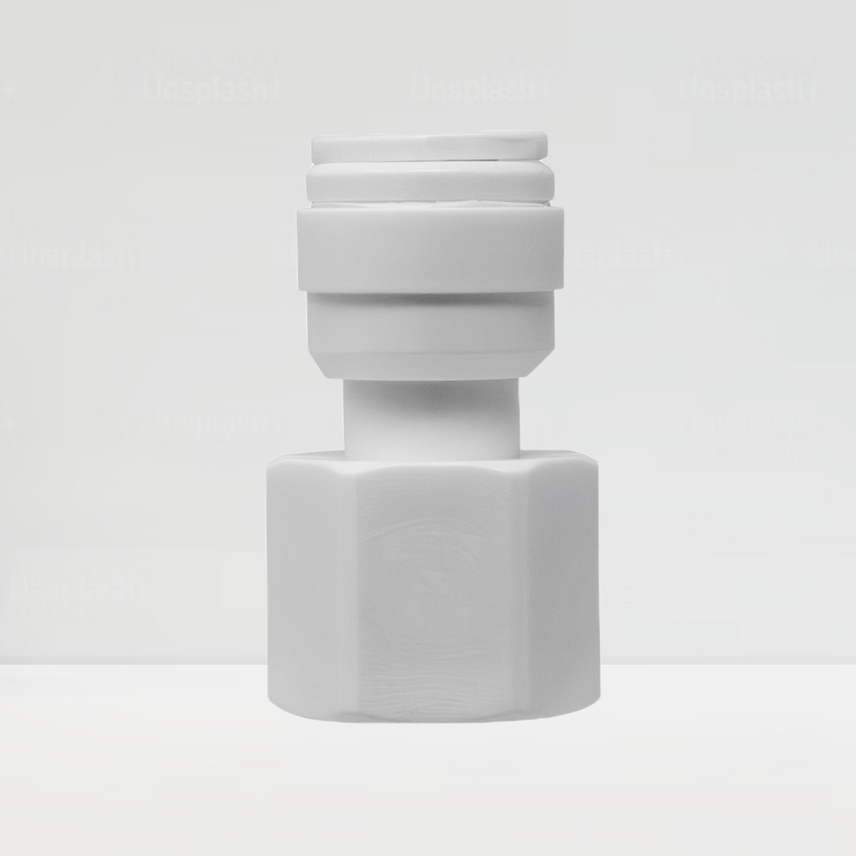 1/4 inch OD Quick Connect Universal RO Faucet Adapter, 7/16 inch Female Thread