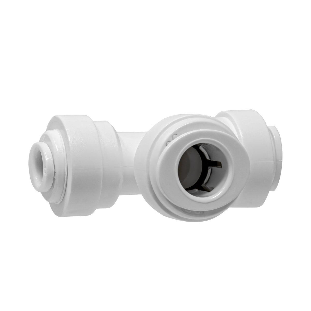 1/4 inch OD x 1/4 inch OD x 3/8 inch OD quick connect union tee, NSF - view 8