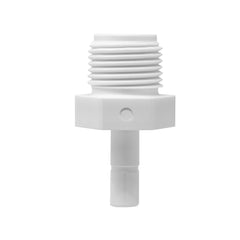 1/4 inch stem x 3/8 inch male thread adapter, NSF