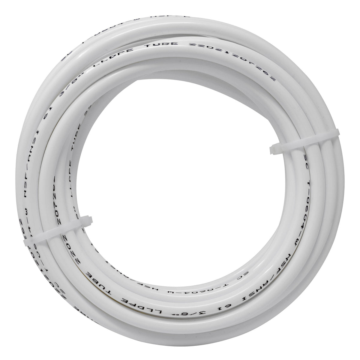 Metpure 3/8 inch OD ice maker and refrigerator water line kit with 25 ft tubing, brass adapter tee and shut-off valve