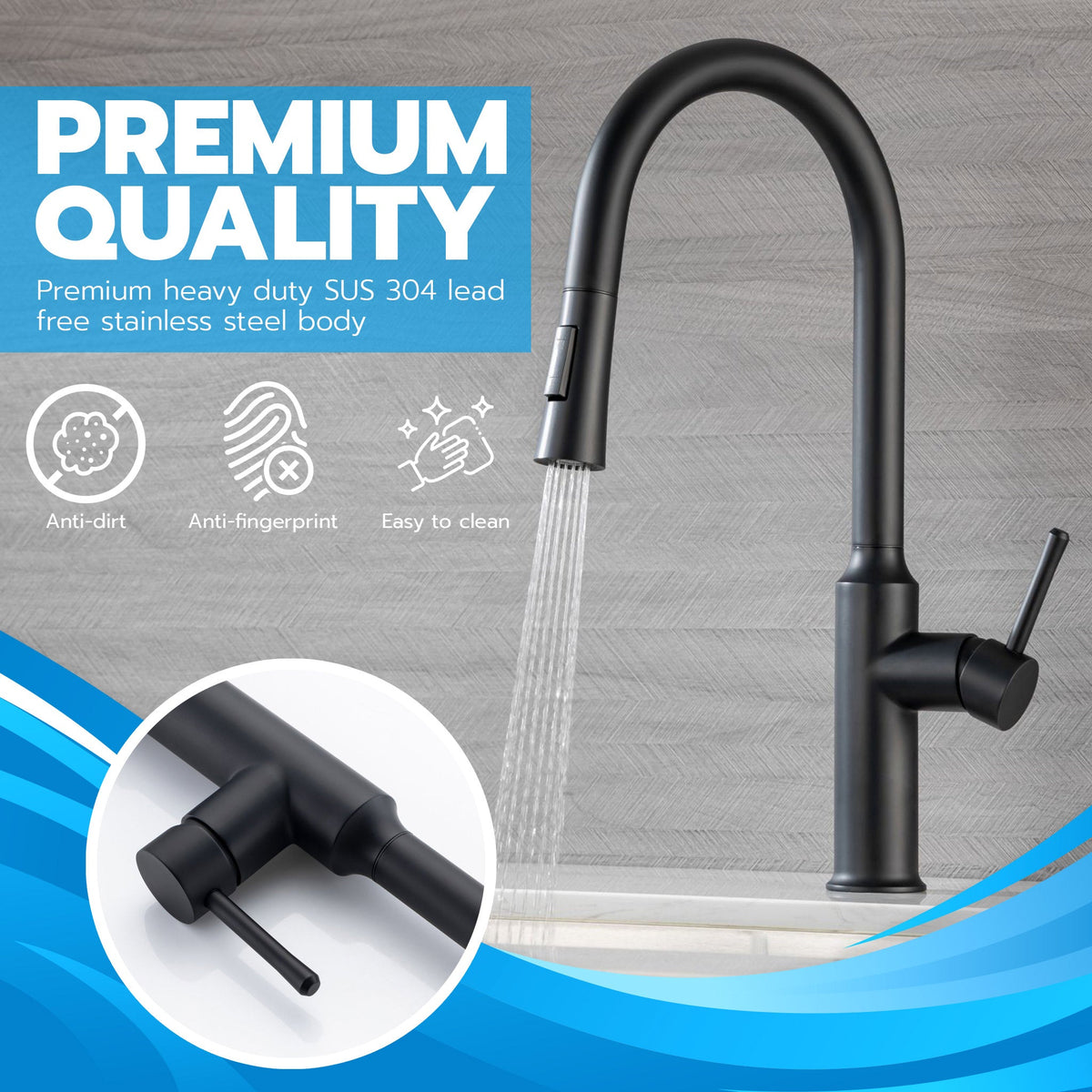 Metpure Perfect Match alkaline water filtration kit with MV4-RAGS reverse osmosis system, RO faucet, kitchen faucet and soap dispenser