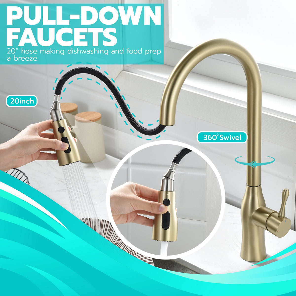 Metpure Perfect Match water purification kit with MV4-ROGB reverse osmosis system, RO faucet, kitchen faucet and soap dispenser