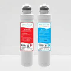 Metpure Versatile Red sediment and Blue post GAC quick twist replacement filter set - view 2