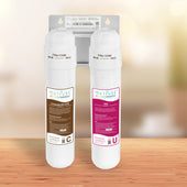 Metpure Versatile - 2 Stage Quick Twist Water Filtration System. RO faucet NOT included. Faucet sold separately.