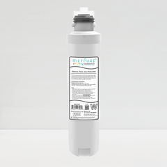 Metpure Versatile quick twist CTO replacement water filter, white, 11 x 2.5 inch