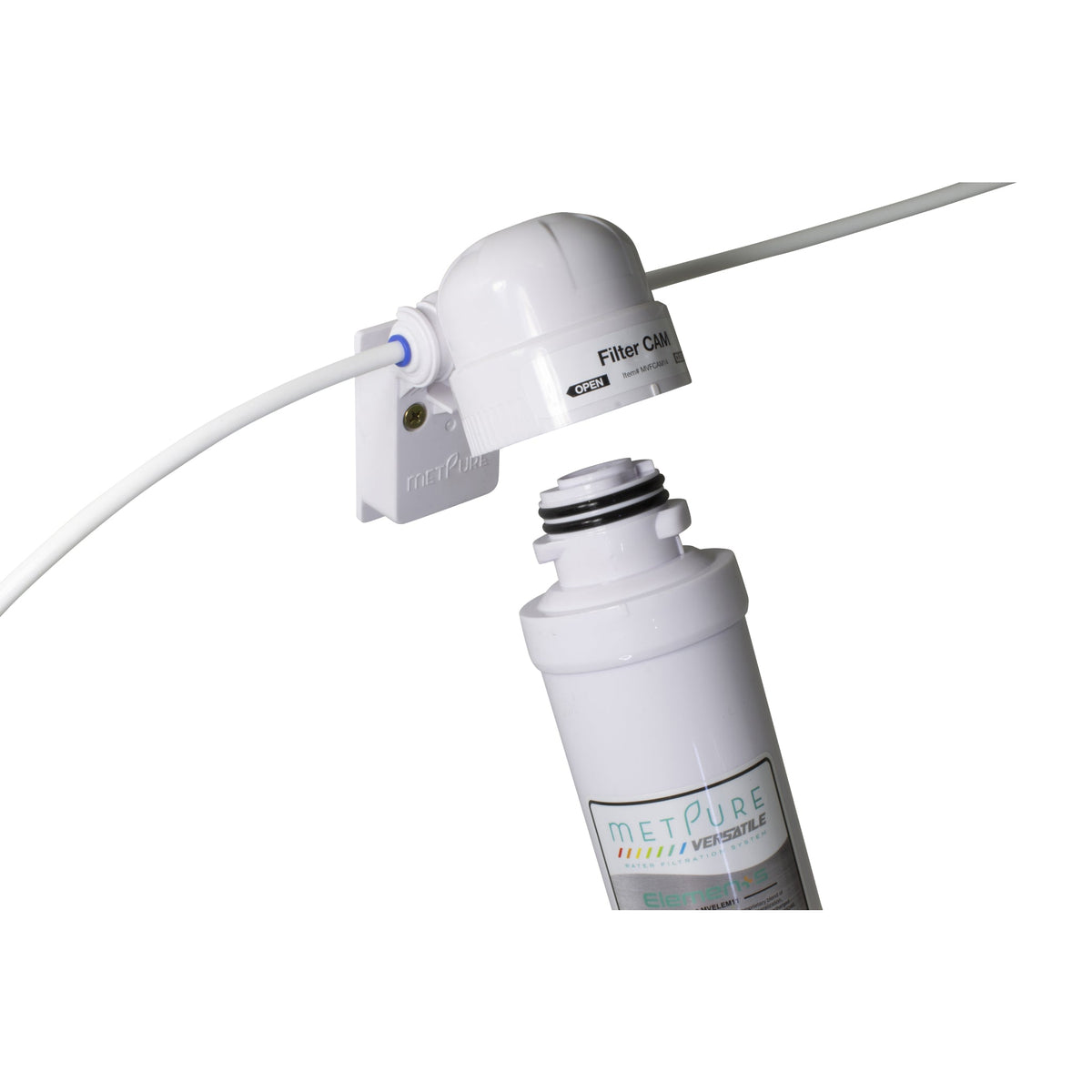 Metpure Elements Antioxidants Alkaline Quick Twist Filter Kit with 1/4 inch CAM, filter clip mount and mounting hardware - view 4