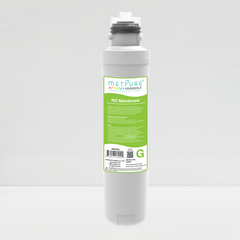 Metpure Versatile Green G 50 GPD reverse osmosis membrane quick twist filter, 11 x 2.5 inch - view 2
