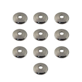 Escutcheon Stainless Steel Chrome Plated Flange Cover 5/8" OD (10 Pack)