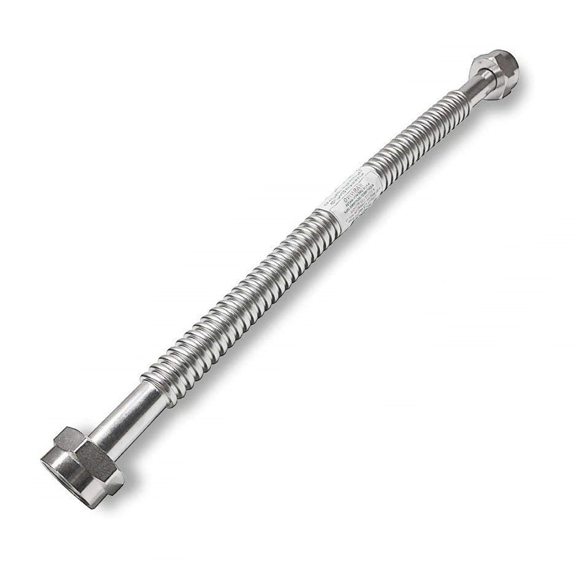18 inch x 1 inch Stainless Steel Water Flex Connector - view 2