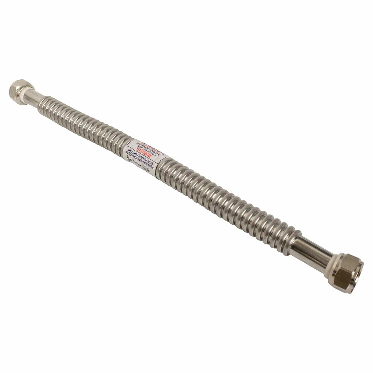 24 inch x 3/4 inch FIP corrugated stainless steel water flex connector