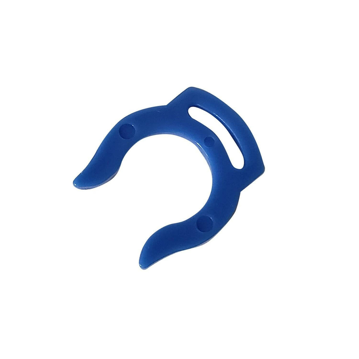 Blue 1/4 inch locking clip, 100 pack - view 2