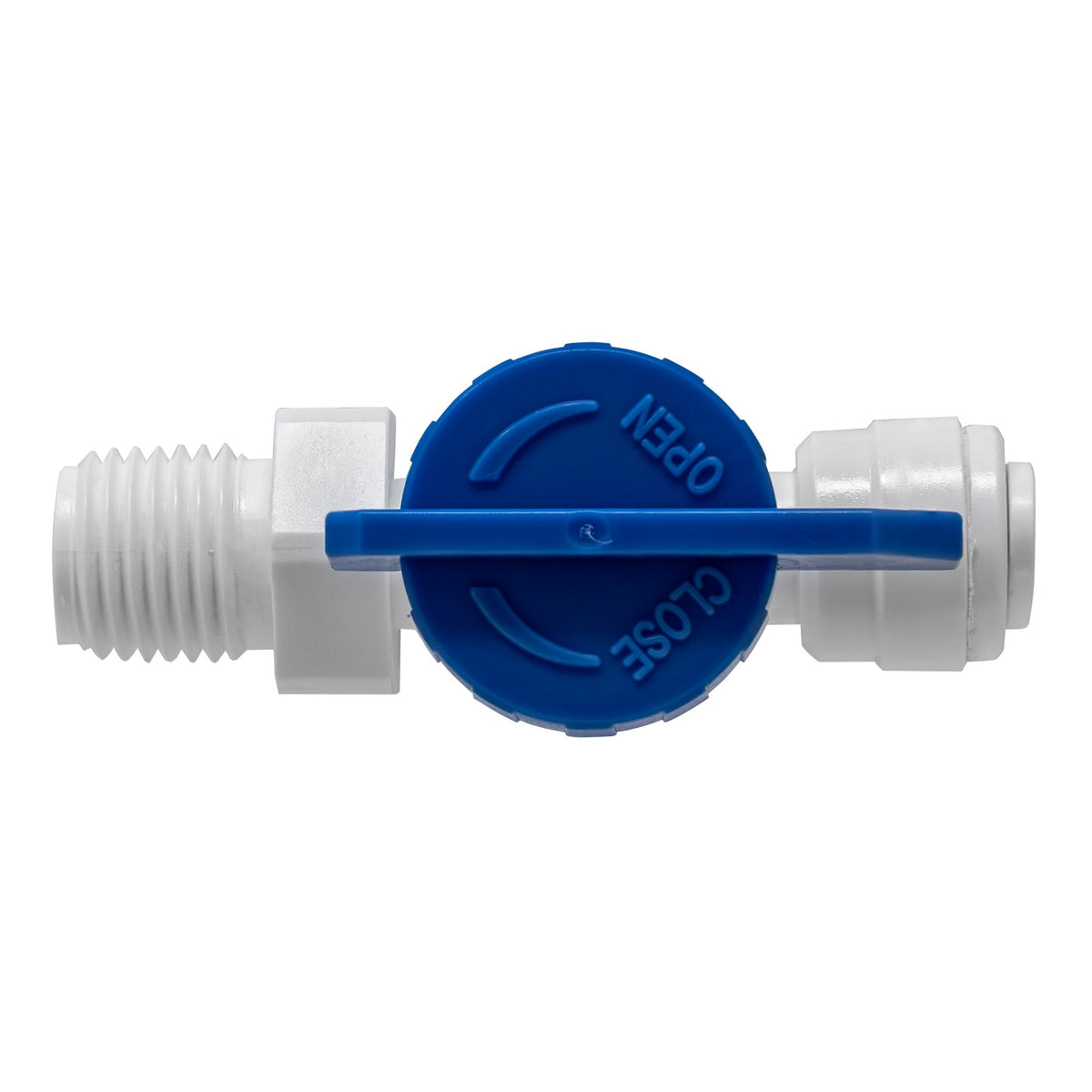 1/4 inch OD quick connect x 1/4 inch male thread inline ball valve - view 5