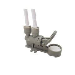 Grey 3/8 inch OD quick connect mechanical leak detector for RO water filtration system - view 4