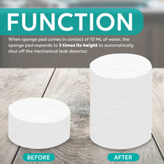 Two replacement cellulose sponges for PT-LD2 and PT-LD3 mechanical leak detector - view 6