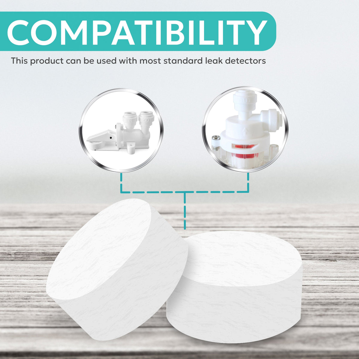 Two replacement cellulose sponges for PT-LD2 and PT-LD3 mechanical leak detector - view 5
