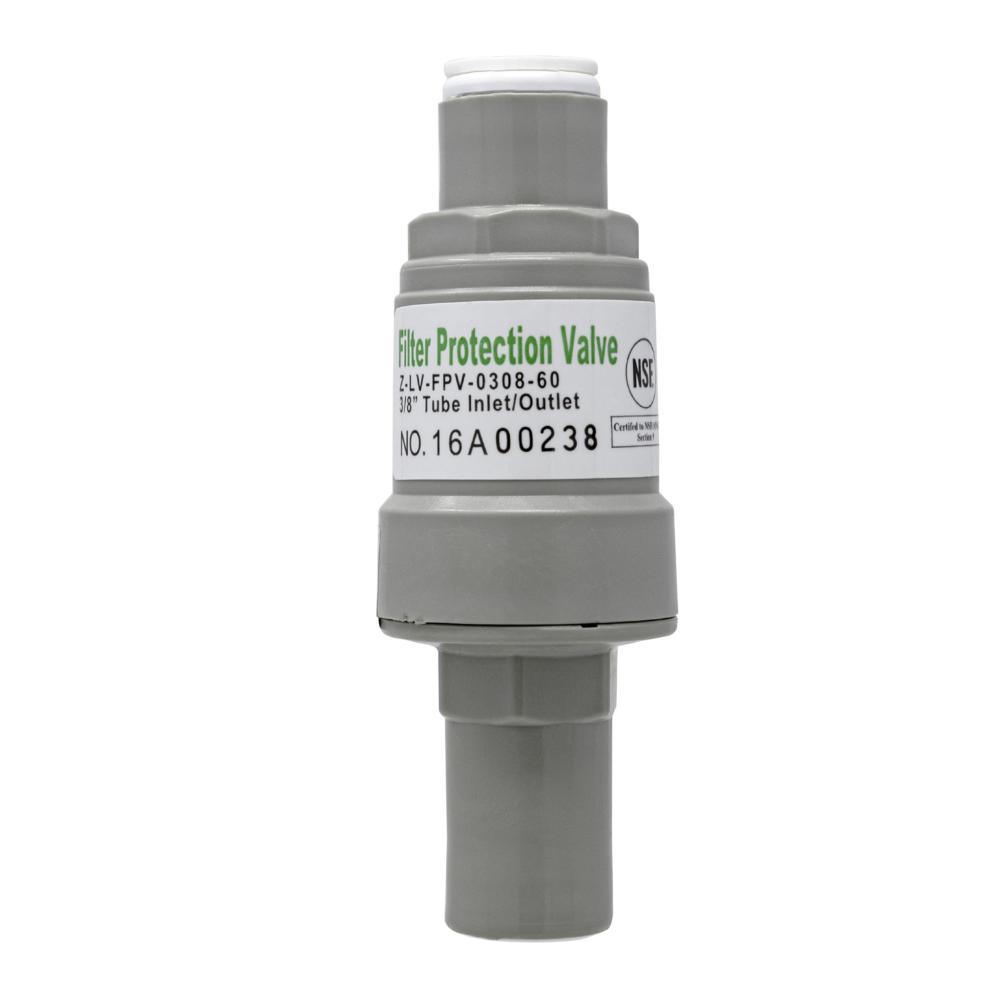 Quick Connect Pressure Regulator. 3/8" QC. 60 PSI. Certified by NSF.